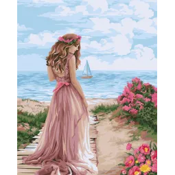 Kit de peinture par numéros. J044 Des pérégrinations lointaines 40*50