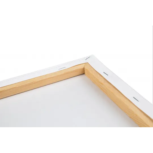 SALE (Auslaufartikel) Wizardi Malen nach Zahlen Set Hasen im Winterwald 40x50 cm L018
