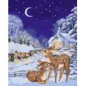 Painting by numbers kit. L037 Christmas Eve 40*50