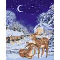 Malen nach Zahlen Kit. L037 Heiligabend 40*50