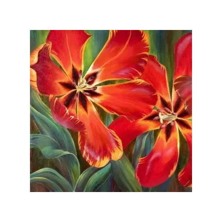 (Discontinued) Diamond painting kit Tulips AZ-1128