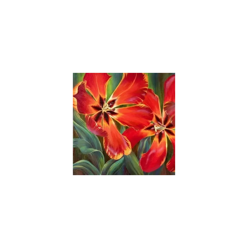 (Discontinued) Diamond painting kit Tulips AZ-1128