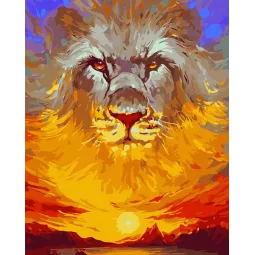 Wizardi Painting by Numbers Kit Narnia 40x50 cm K08