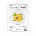 Kreuzstich-Set mit im Lieferumfang enthaltenem Reifen "The Lemon Juice" 12 x 12 cm SBC234