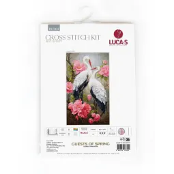 Counted cross stitch kit "Guests of Spring" 22 x 37 cm SBU5042