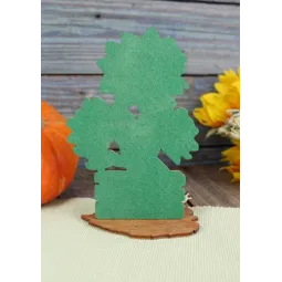 Perlenstickerei auf Holzfuß „Sonnenblumen in einer Schachtel“ SO-099