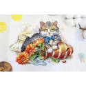 Cross stitch kit "Fluffy fidget" SNV-843