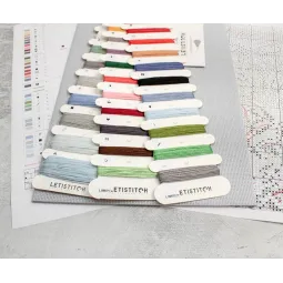 Kreuzstich-Set "Winterkatze" 19x28cm SLETIL8997