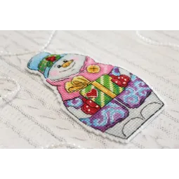 Snowman with gifts SR-844