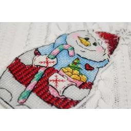 Schneemann mit Süßigkeiten SR-845