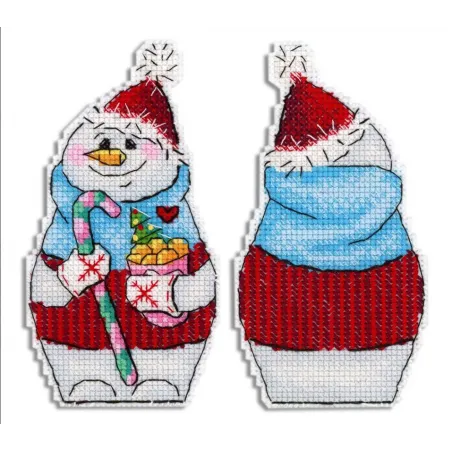 Bonhomme de neige avec des bonbons SR-845