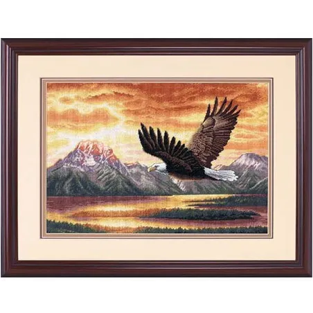 Cross stitch kit Silent Flight 41x28 cm D35165