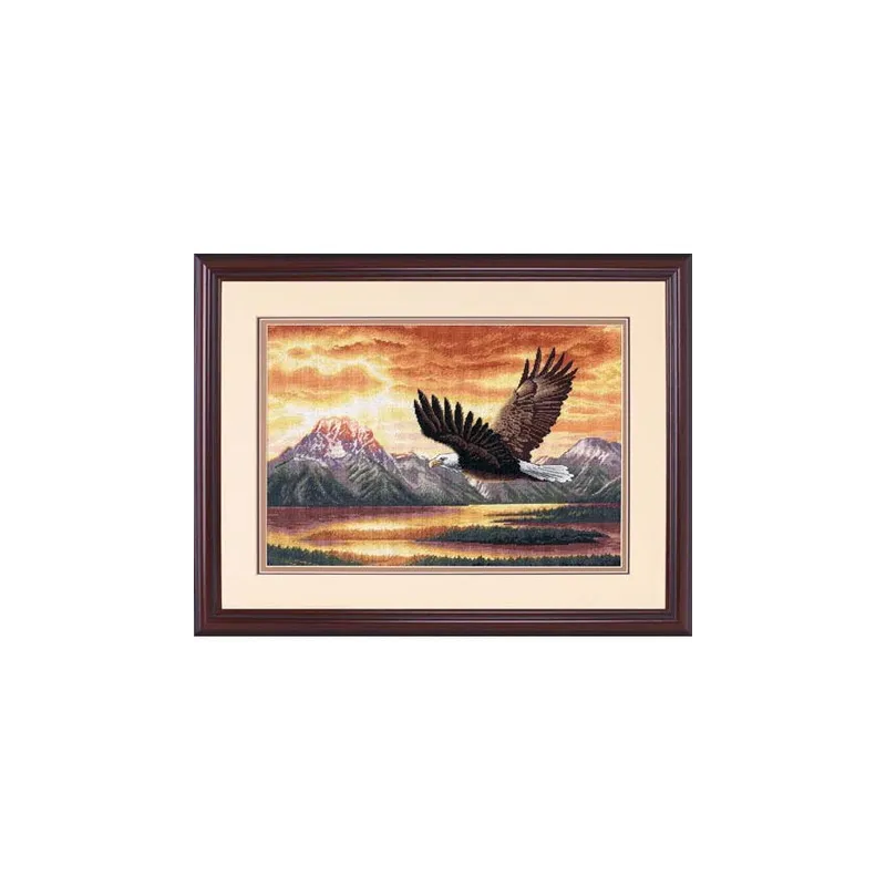 Kreuzstich-Set Stiller Flug 41x28 cm D35165
