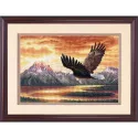Kreuzstich-Set Stiller Flug 41x28 cm D35165