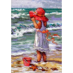 Mädchen am Strand D65078