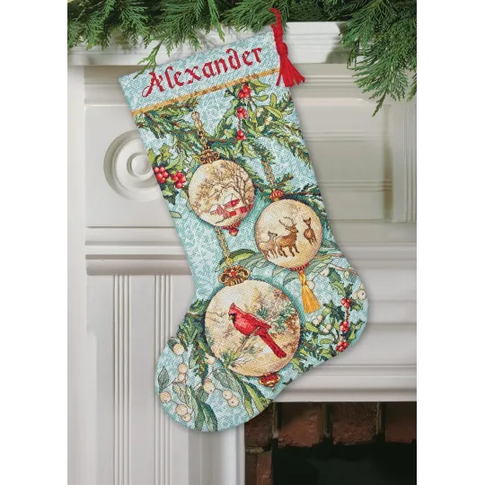 Новогодний Сапожок Волшебный Орнамент D70-08854