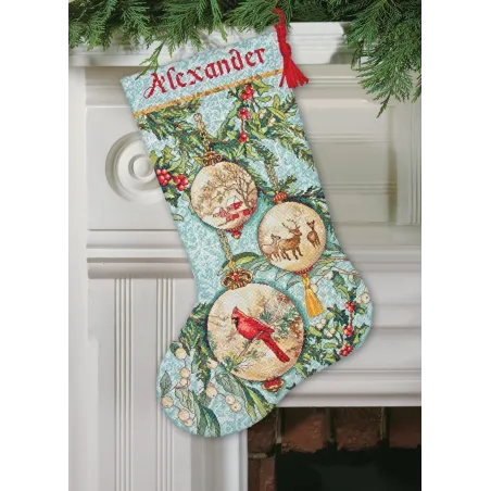 Новогодний Сапожок Волшебный Орнамент D70-08854