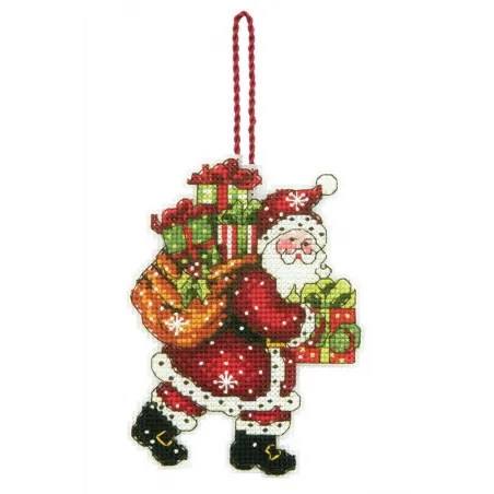 Santa und Bag Ornament D70-08912