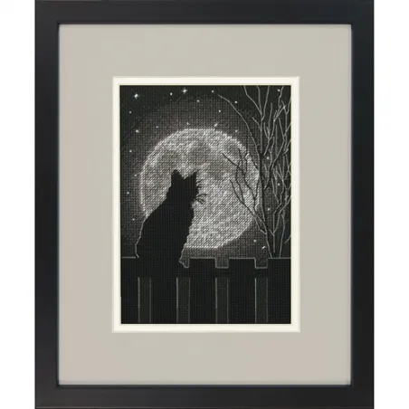 Cross stitch kit "Black Moon Cat" D70-65212