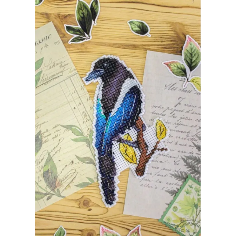 Cross stitch kit "Magpie" SR-882