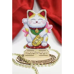 Siuvinėjimo kryželiu rinkinys "Maneki-neko" SR-886