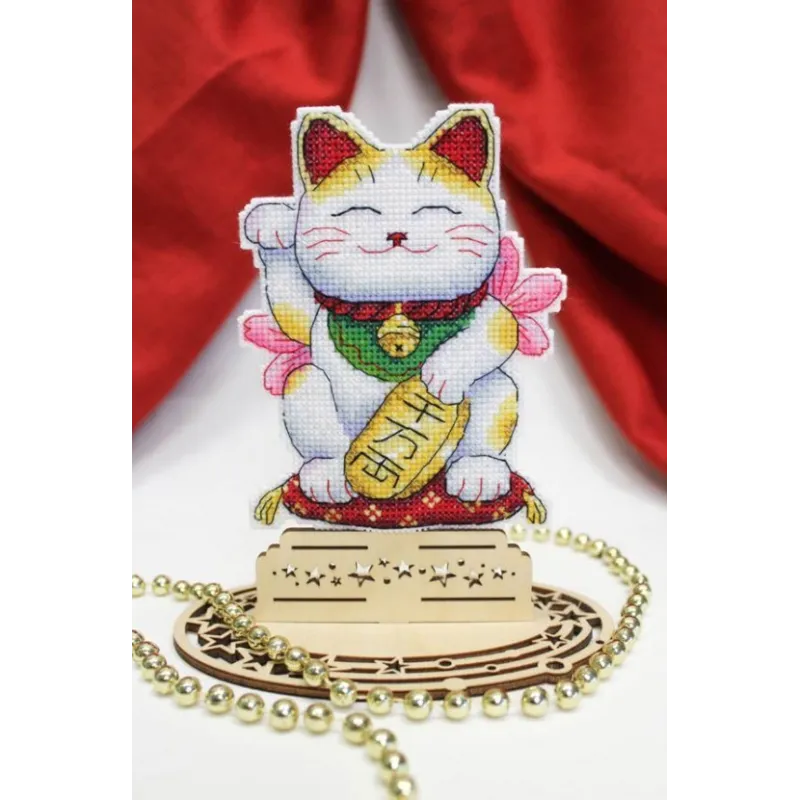 Siuvinėjimo kryželiu rinkinys „Maneki-neko“ SR-886