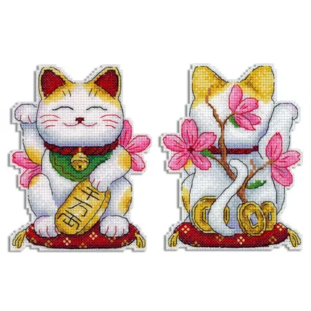 Siuvinėjimo kryželiu rinkinys „Maneki-neko“ SR-886