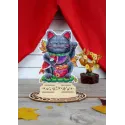 Kreuzstich-Set "Schwarze Maneki-Neko" SR-920