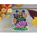 Kreuzstich-Set "Schwarze Maneki-Neko" SR-920