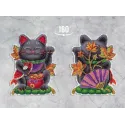Kreuzstich-Set "Schwarze Maneki-Neko" SR-920