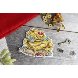 Kreuzstich-Set "Geldkröte" SR-921