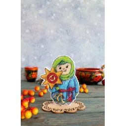 Набор для вышивания крестом "Прощание с зимой" SR-899