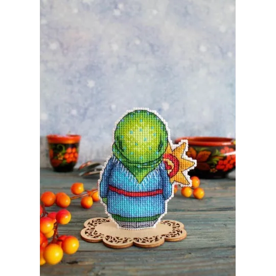 Cross stitch kit "Saying goodbye to winter" SR-899 (ES)