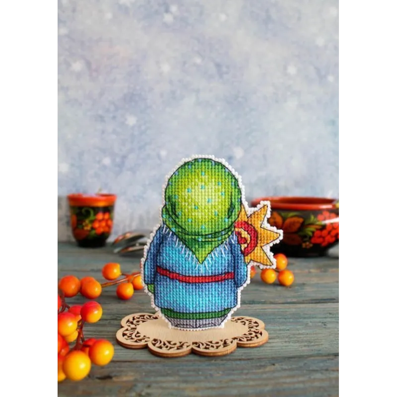 Cross stitch kit "Saying goodbye to winter" SR-899 (ES)