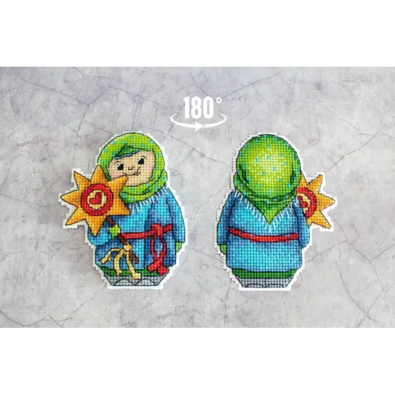 Cross stitch kit "Saying goodbye to winter" SR-899 (ES)