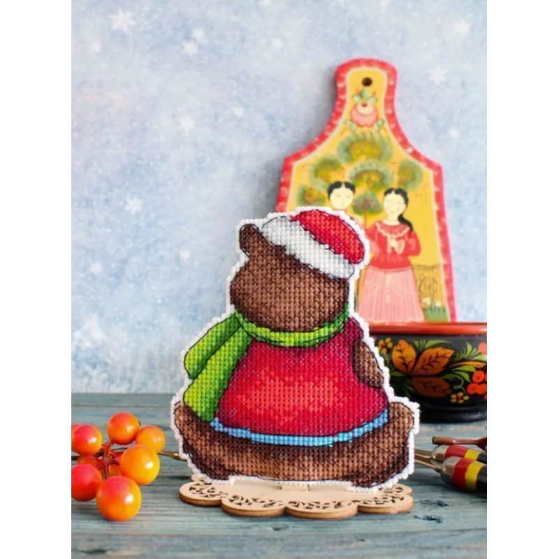 Cross stitch kit "Treats for the bear" SR-906