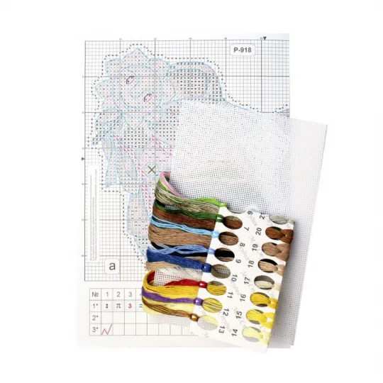 Kit de point de croix "Amusement pour enfants" SR-918