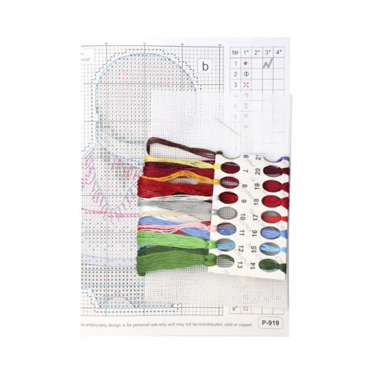 Cross stitch kit "At the festivities" SR-919