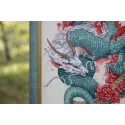 Counted cross stitch kit "Dragon and sakura" S/MG026