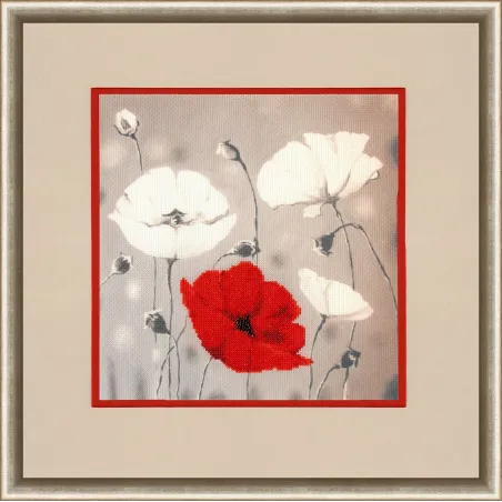 (C) (abandonné) Coquelicots rouges S/KN001