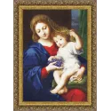 Kreuzstich-Set "Madonna mit Trauben" 47,4x34,1 cm S/MK030