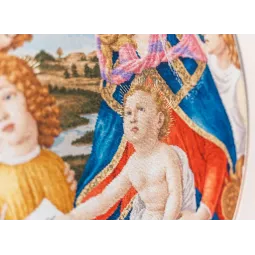 Cross stitch kit "Madonna of the Magnificat 1481" 51×51 cm S/MK065