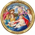 Cross stitch kit "Madonna of the Magnificat 1481" 51×51 cm S/MK065