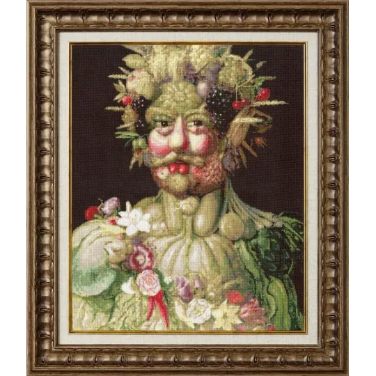 (C) Portrait de l'empereur Rudolf II à l'image de Vertumne 1590 S/MK069