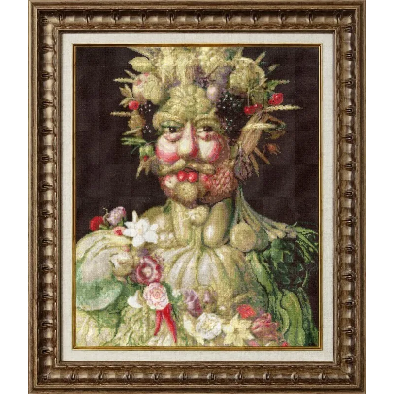(C) Portrait de l'empereur Rudolf II à l'image de Vertumne 1590 S/MK069