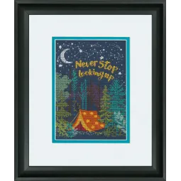 Kit de point de croix Aventure camping D70-65224