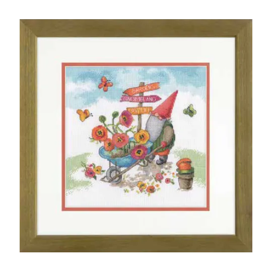 Cross stitch kit "Garden Gnome" D70-35441