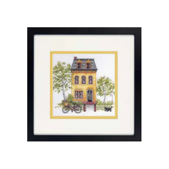 Cross stitch kit "Yellow House" D70-65226