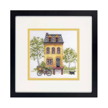 Cross stitch kit "Yellow House" D70-65226