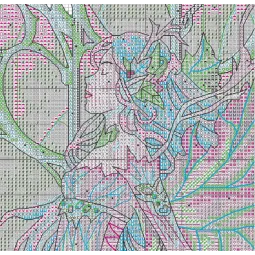 Kreuzstich-Set „Tanzende Herbstfee“ D70-35429